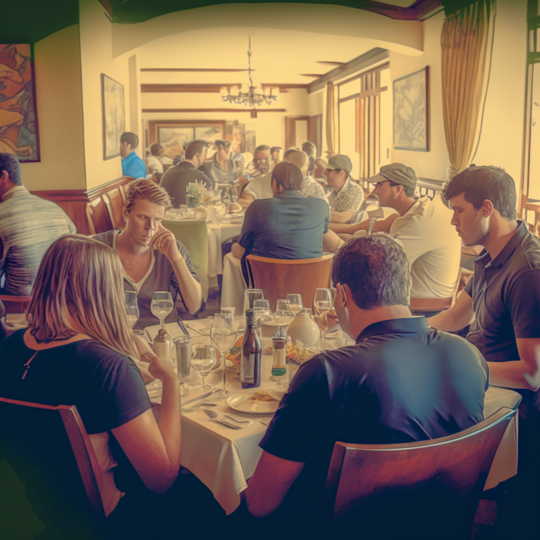 a-group-of-tourists-in-a-hotel-restaurant